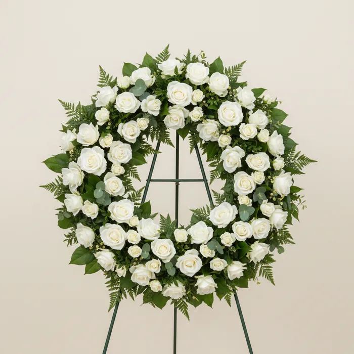 Corona de condolencias